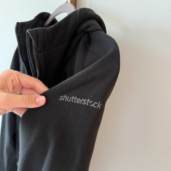 lululemon Black Hooded Zip Up Sweatshirt - Picture 3 of 5